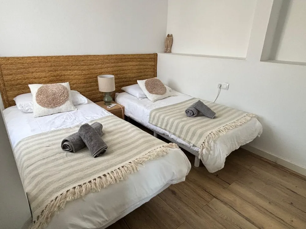 Deuxième chambre avec lits jumeaux, maison familiale Gran Alacant